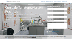 Desktop Screenshot of practicastanatologicas.com